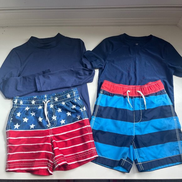 Boys Swim Bundle (Size Small 6-7) - Picture 1 of 9